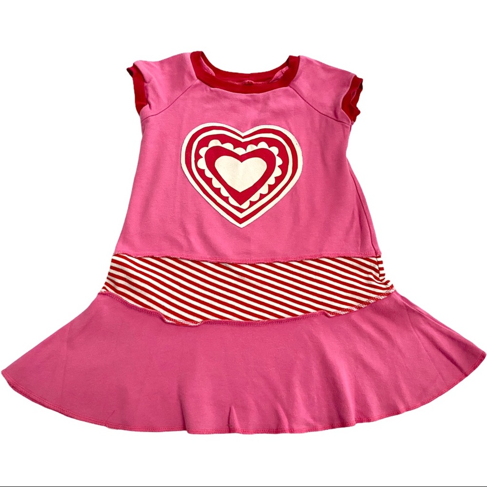 Lil Blue Boo Heart Dress 3/4